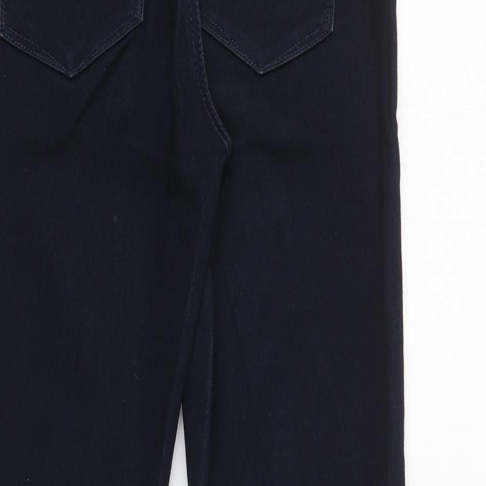 Pieces Womens Blue  Cotton Jegging Trousers Size S L27.5 in Regular