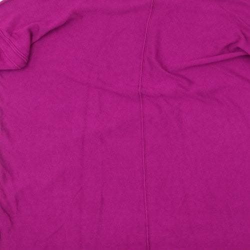 South Womens Pink Round Neck  Viscose Pullover Jumper Size 8