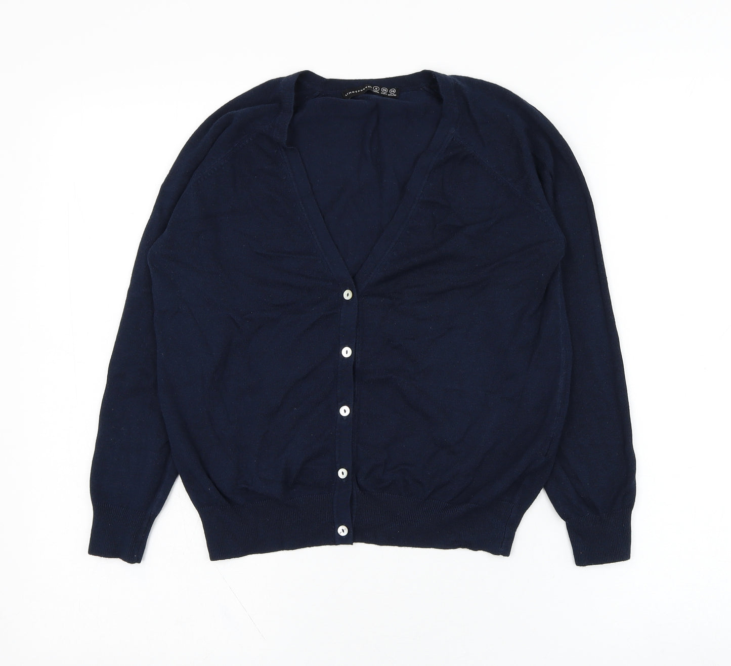 Atmosphere Womens Blue V-Neck   Cardigan Jumper Size 8