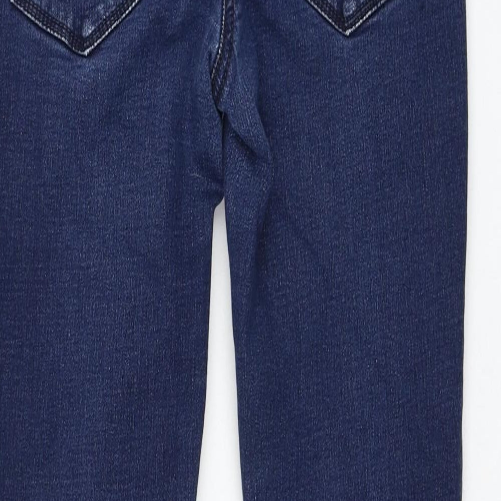 NEXT Girls Blue  Cotton Skinny Jeans Size 12 Years  Regular Pullover