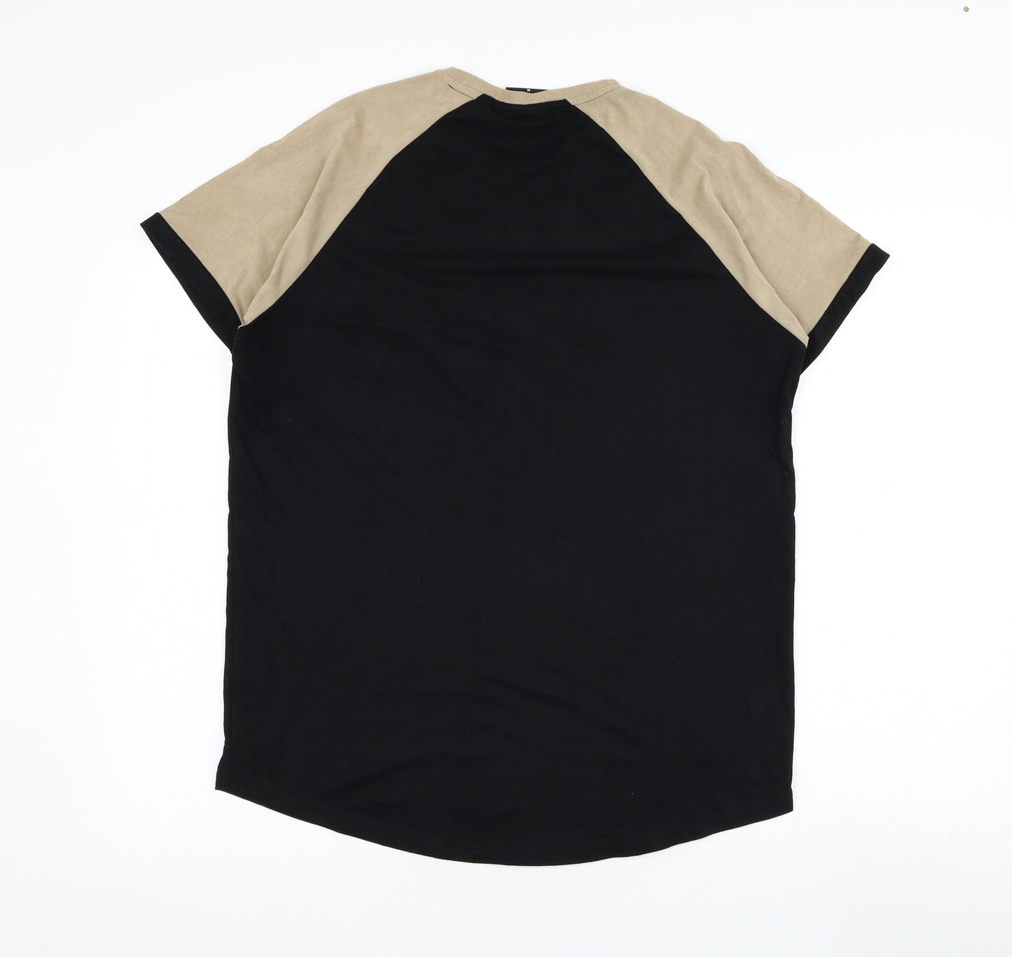 Bee Inspired Mens Black  Polyester  T-Shirt Size M Round Neck