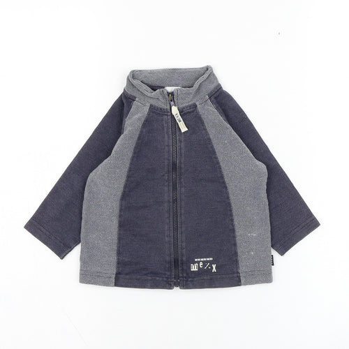 Mexx Baby Blue  Cotton Full Zip Jumper Size 12-18 Months  Zip