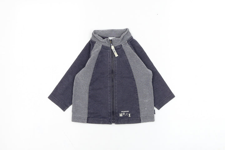 Mexx Baby Blue Cotton Full Zip Jumper Size 12-18 Months Zip