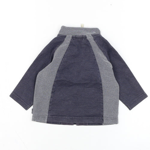 Mexx Baby Blue  Cotton Full Zip Jumper Size 12-18 Months  Zip