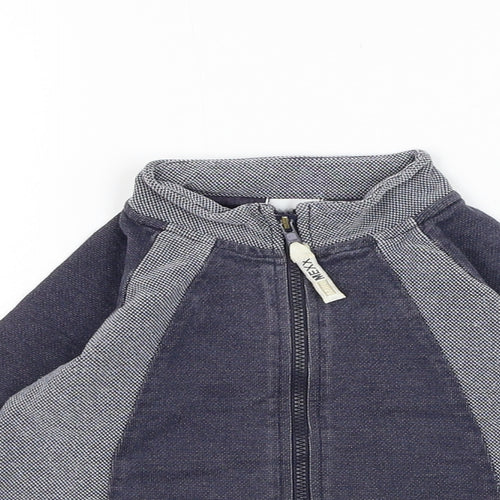 Mexx Baby Blue  Cotton Full Zip Jumper Size 12-18 Months  Zip