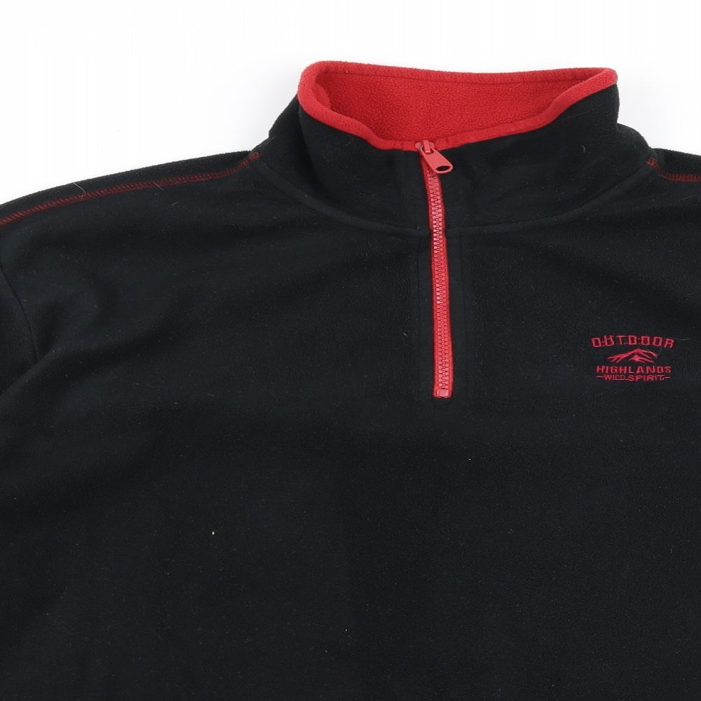 Atlas For Men Mens Black   Jacket  Size XL  Zip