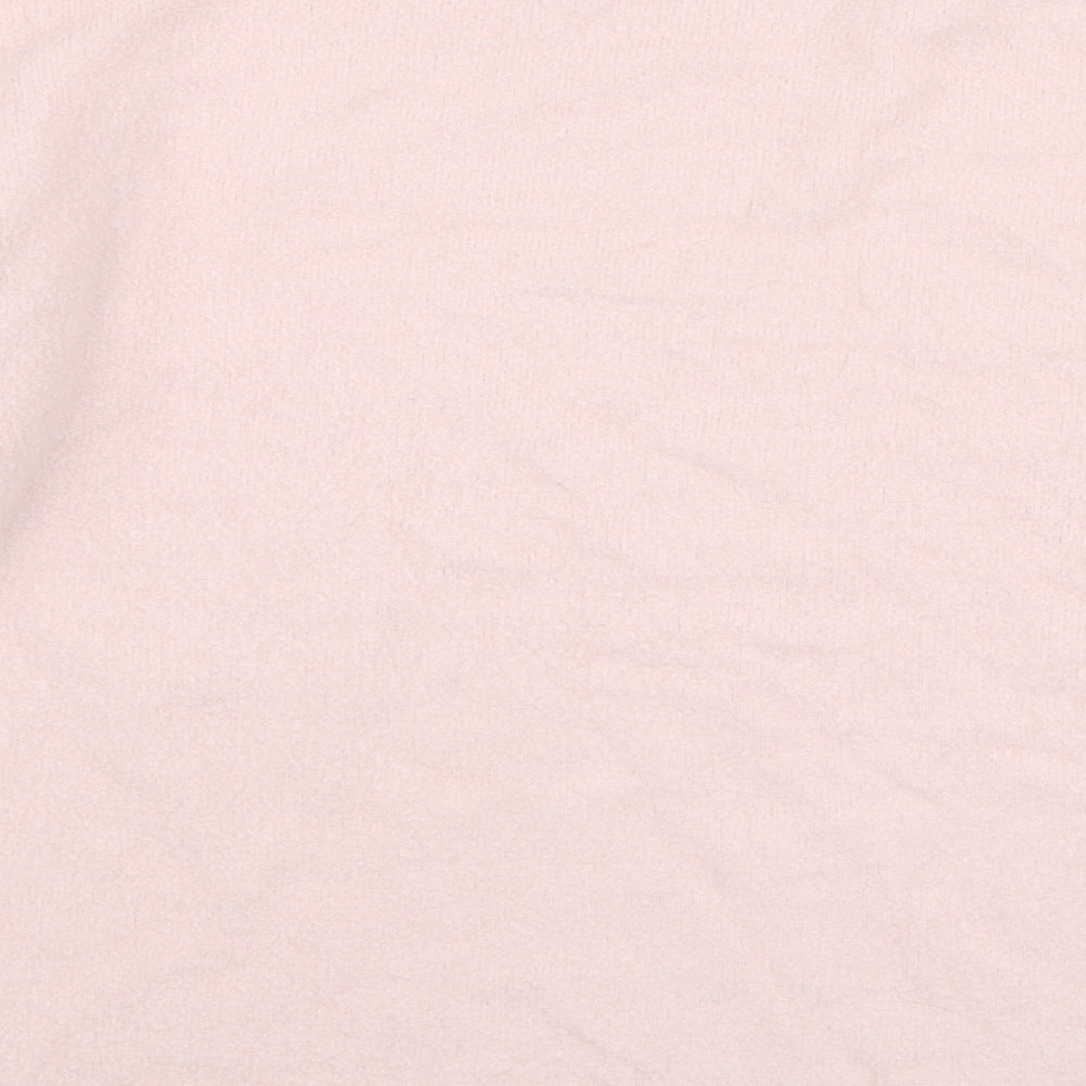 New Look Womens Pink Round Neck  Polyester Pullover Jumper Size M