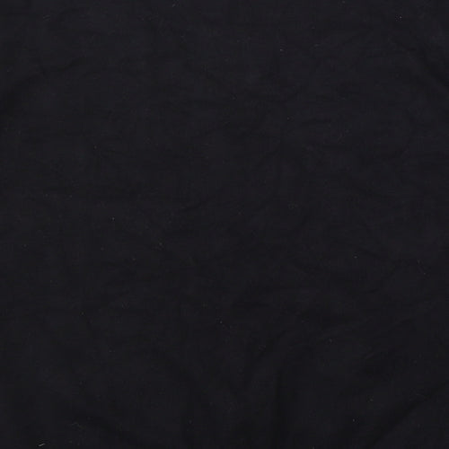 George Womens Black Round Neck  Polyester Pullover Jumper Size M