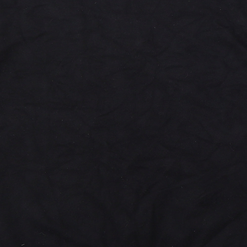 George Womens Black Round Neck  Polyester Pullover Jumper Size M