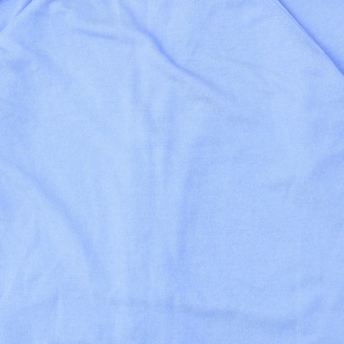 JFW Womens Blue V-Neck  Wool Cardigan Jumper Size 16