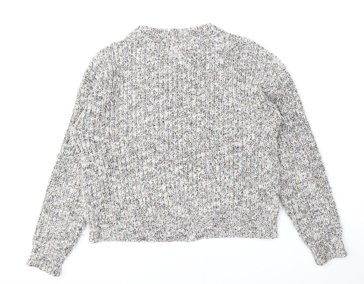 Great Plains Womens Multicoloured Round Neck  Acrylic Pullover Jumper Size 10