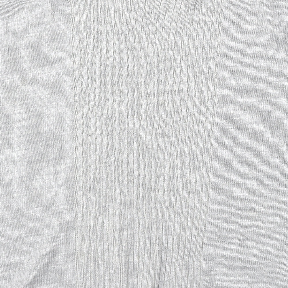 Debenhams Womens Grey Roll Neck  Acrylic Pullover Jumper Size 16