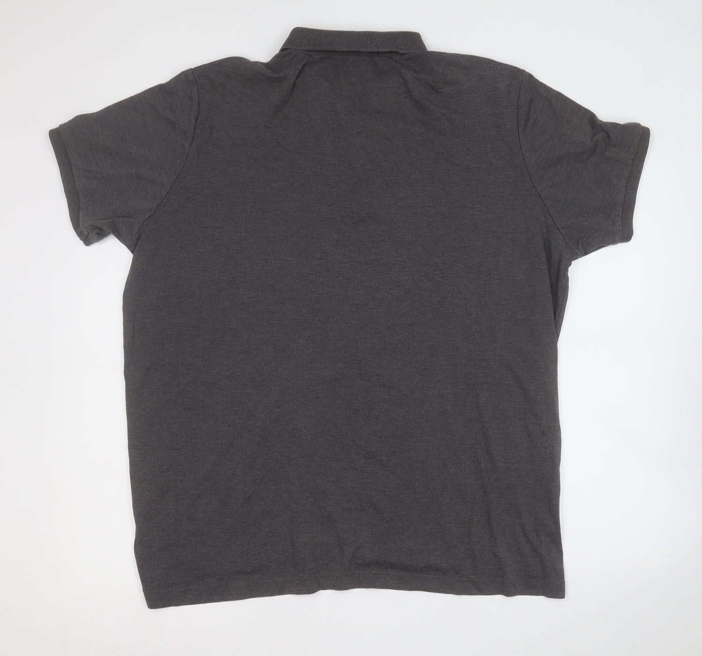US Polo Assn. Mens Grey  Cotton  Polo Size 2XL Collared