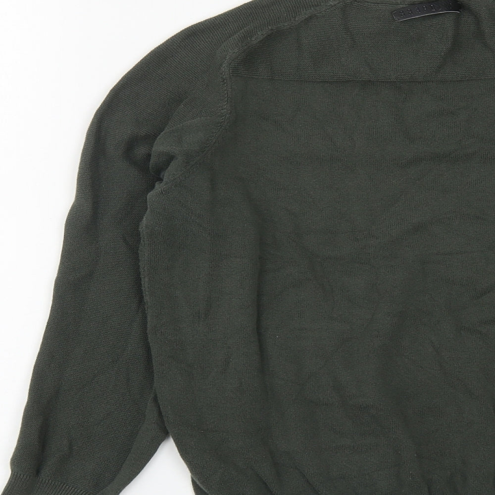 883 Police Mens Green Round Neck  Cotton Pullover Jumper Size S