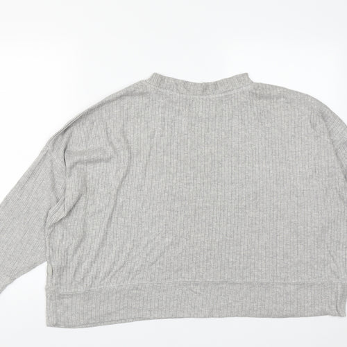 Primark Womens Grey  Viscose Top Pyjama Top Size XL