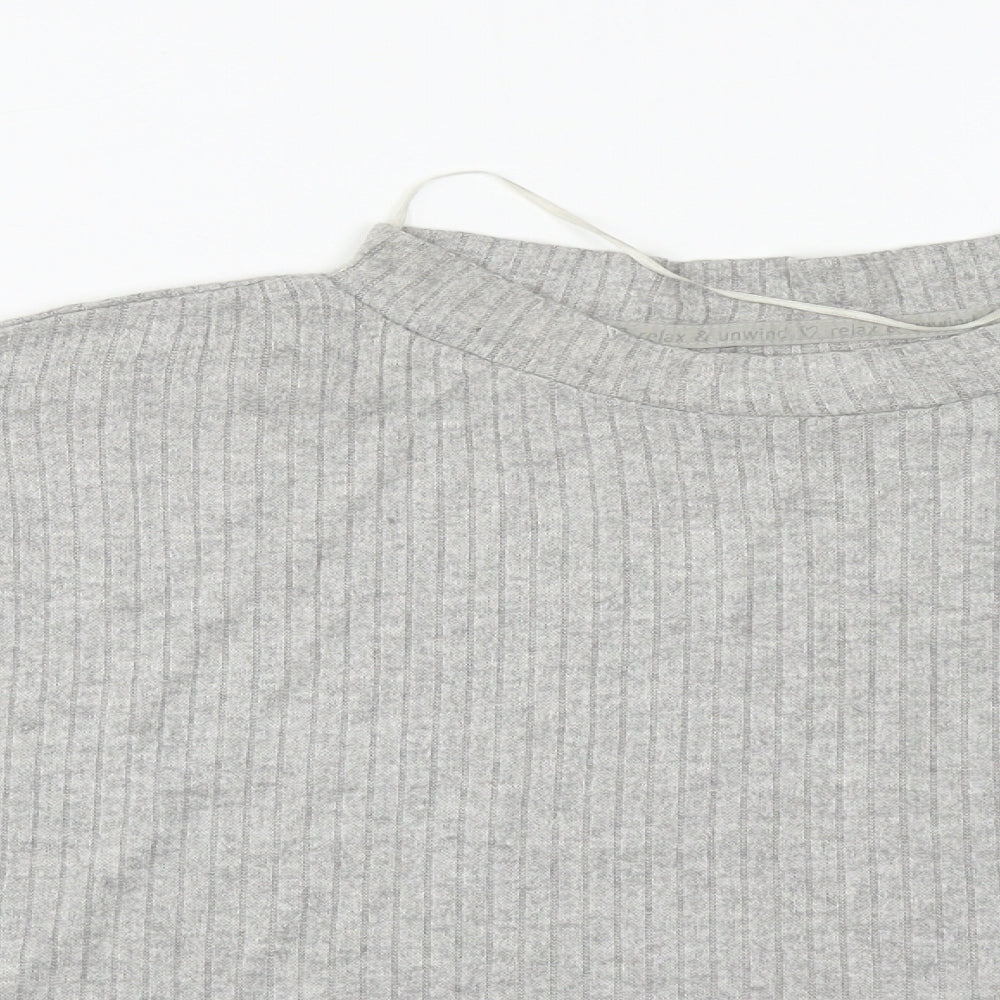 Primark Womens Grey  Viscose Top Pyjama Top Size XL