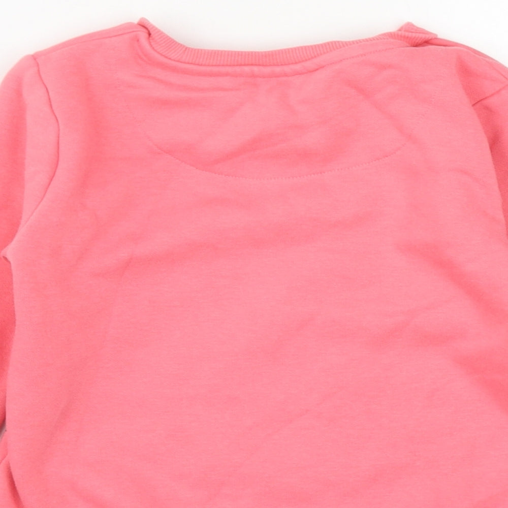 F&F Girls Pink  Cotton Pullover Sweatshirt Size 4-5 Years   - Paw Patrol