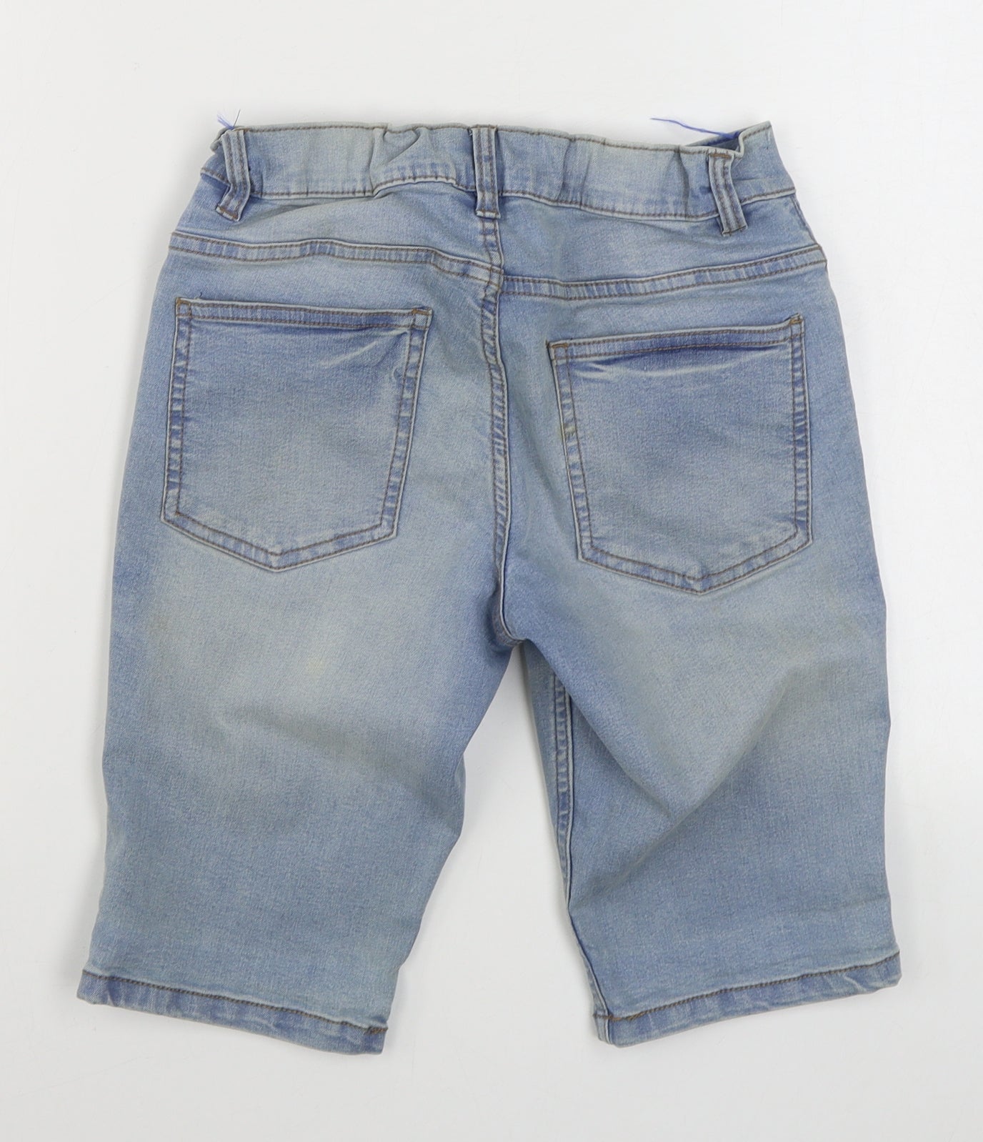 NEXT Boys Blue  Cotton Cropped Jeans Size 12 Years  Regular Zip