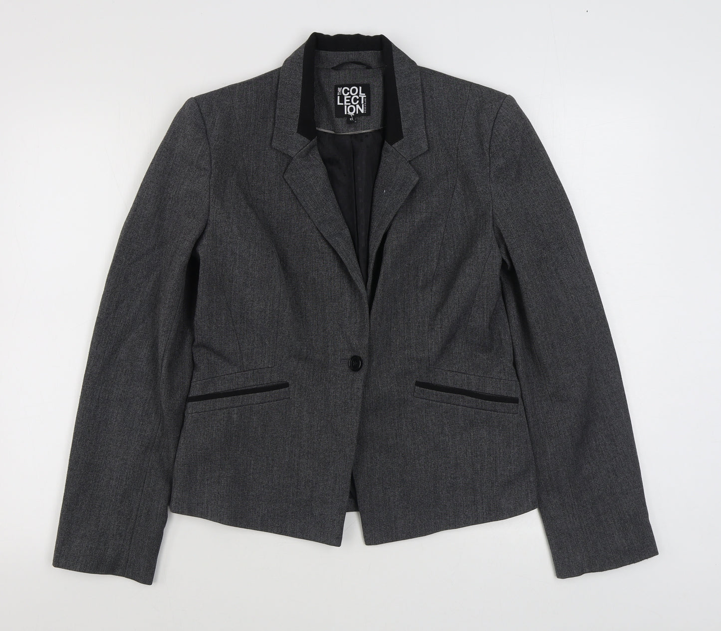 The Collection Womens Grey   Jacket Blazer Size 10  Button