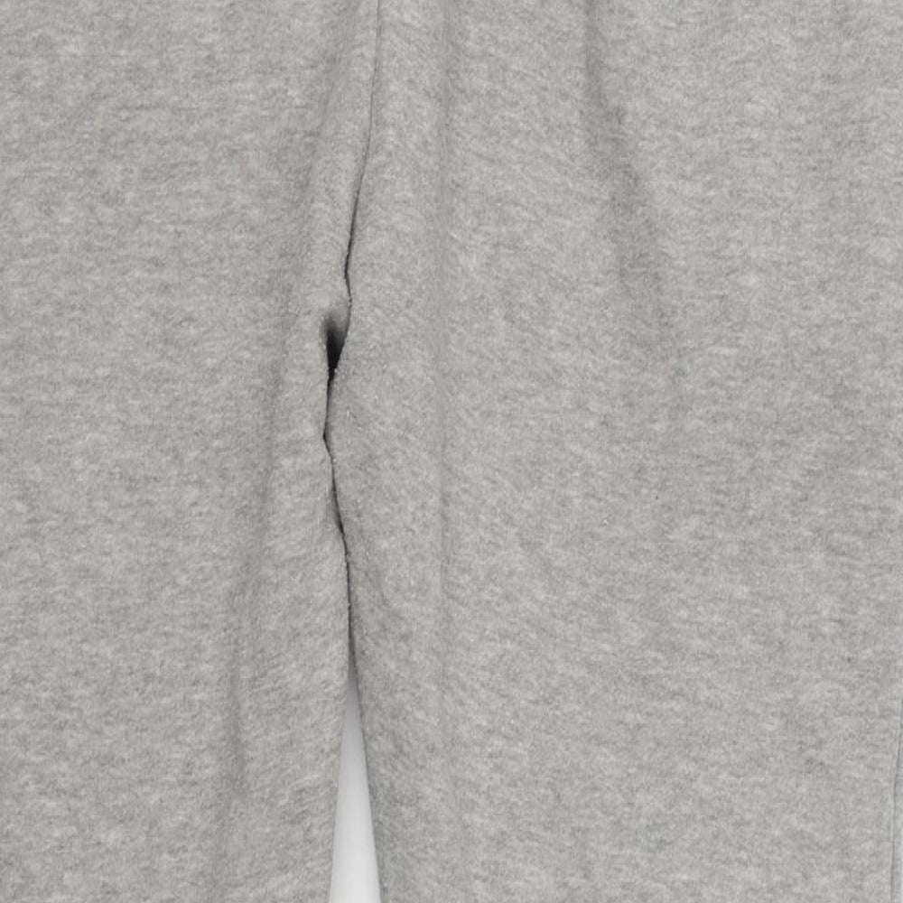 Topman Mens Grey  Cotton Jogger Trousers Size XL L30 in Regular Tie