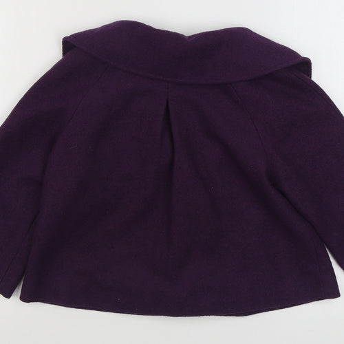 Dunnes Stores Womens Purple   Jacket  Size 8  Button
