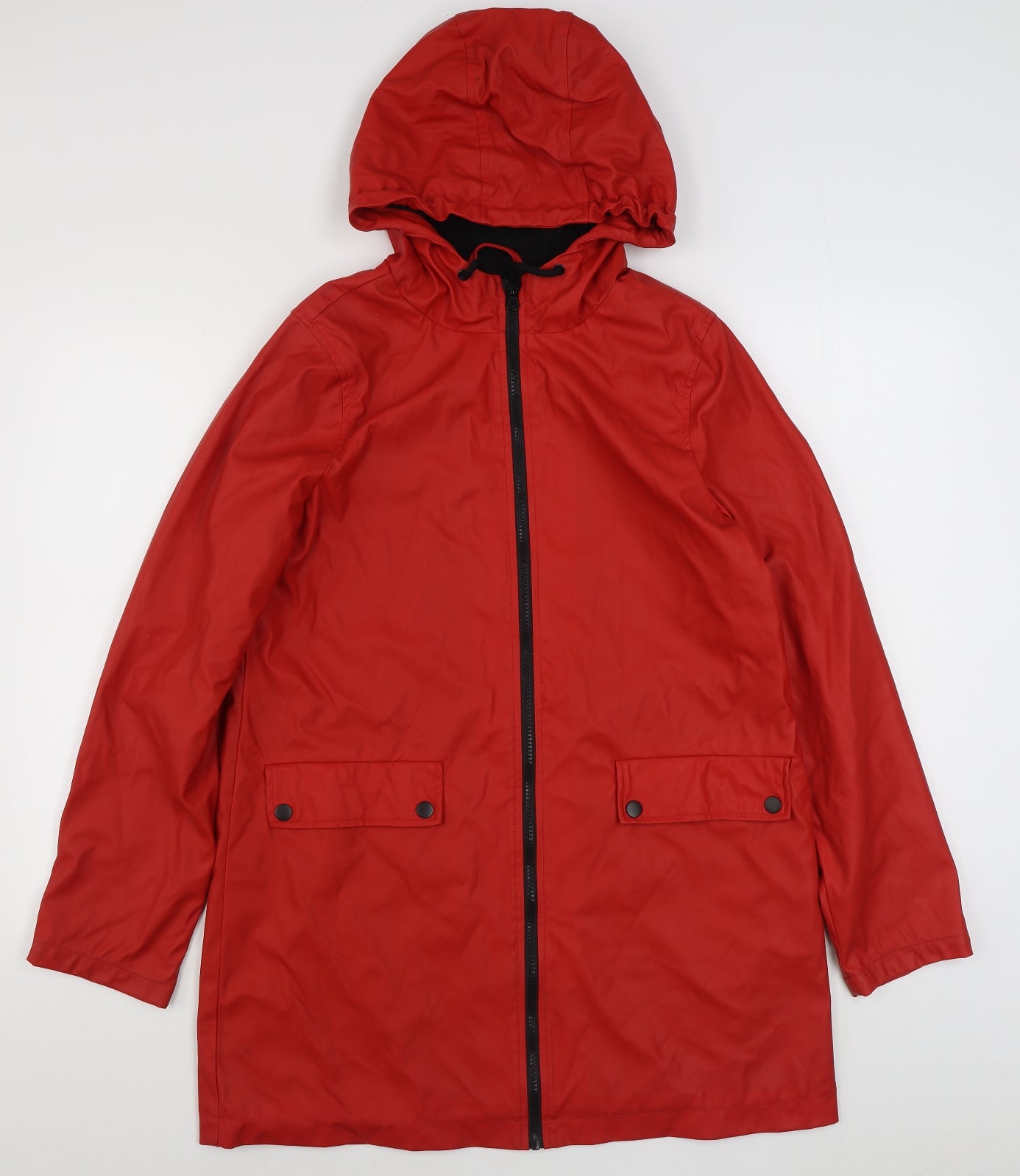Primarek Womens Red   Rain Coat Coat Size XS  Zip