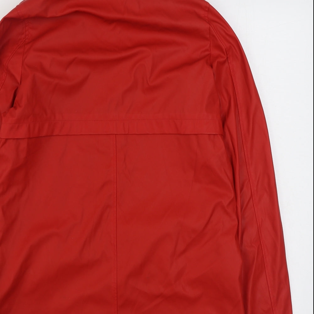 Primarek Womens Red   Rain Coat Coat Size XS  Zip