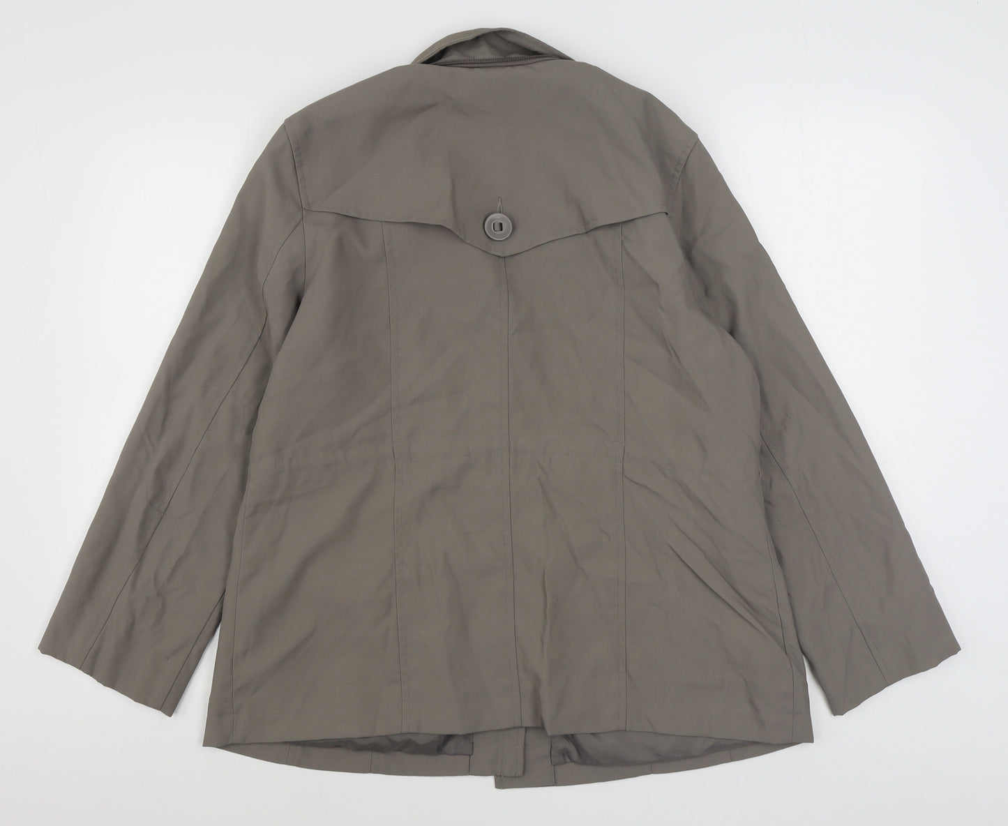 Marks and Spencer Womens Beige   Jacket  Size 16  Button