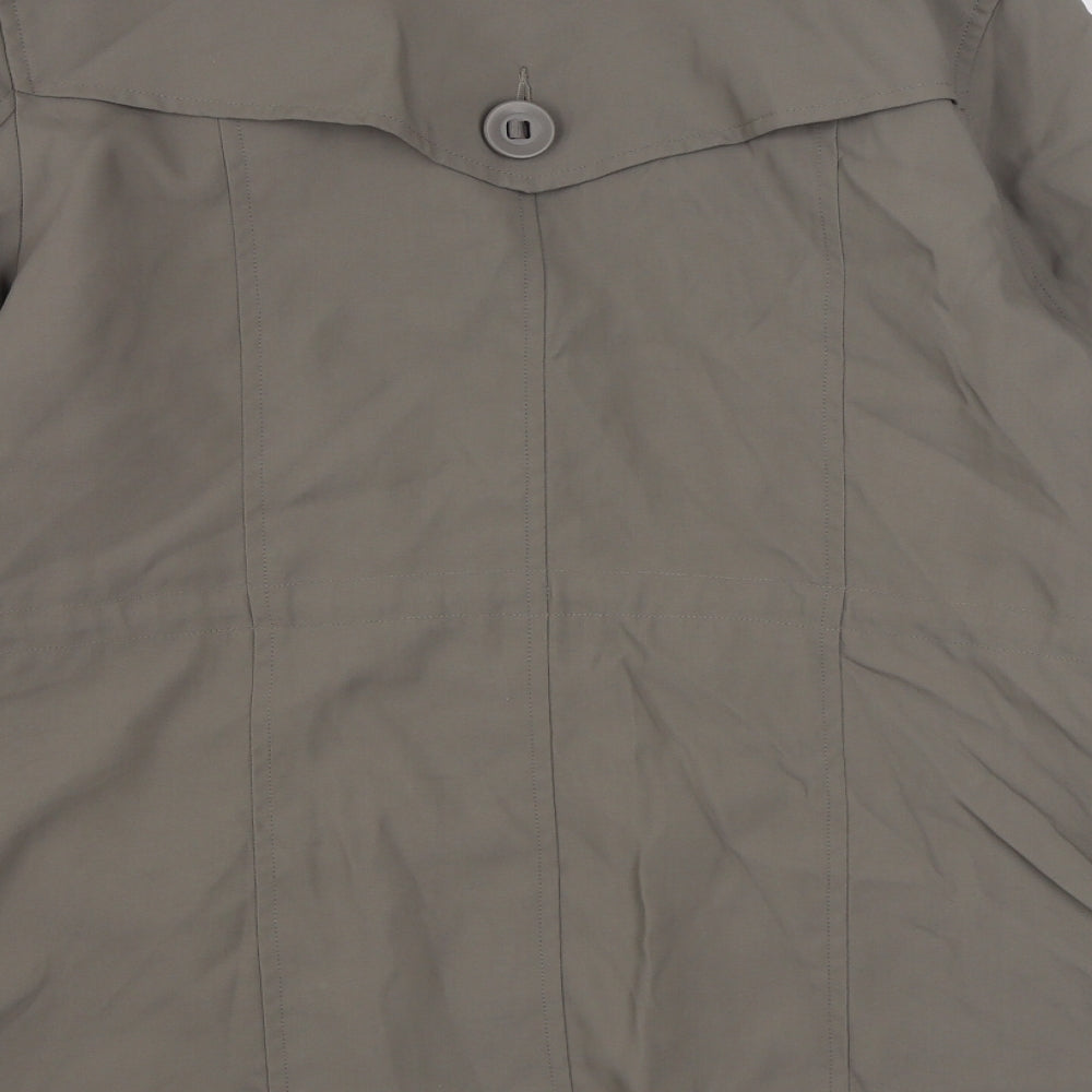 Marks and Spencer Womens Beige   Jacket  Size 16  Button