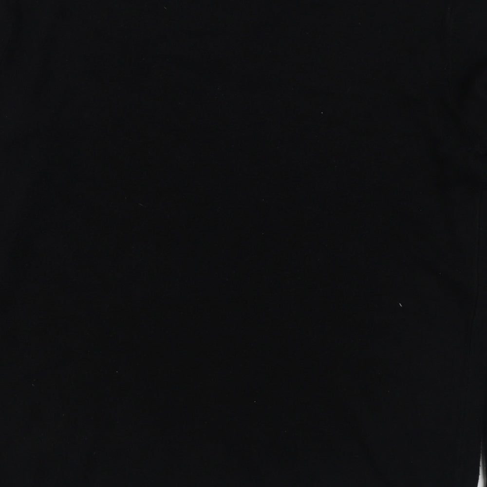 George Mens Black V-Neck  Acrylic Pullover Jumper Size L