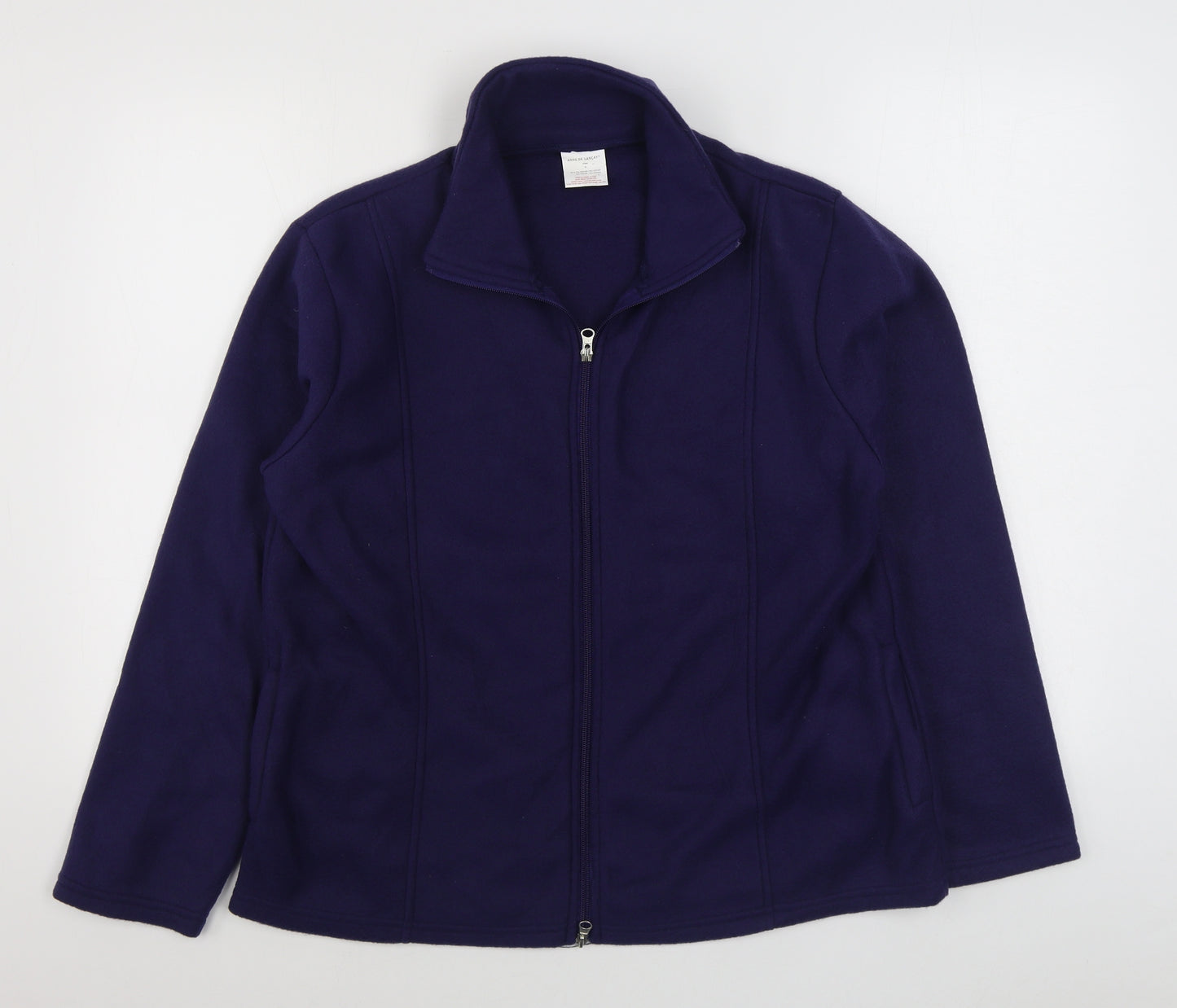 Anne De Lancay Womens Purple   Jacket  Size M  Zip