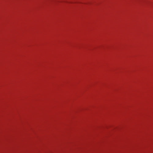 EWM Mens Purple  Cotton  T-Shirt Size XL V-Neck