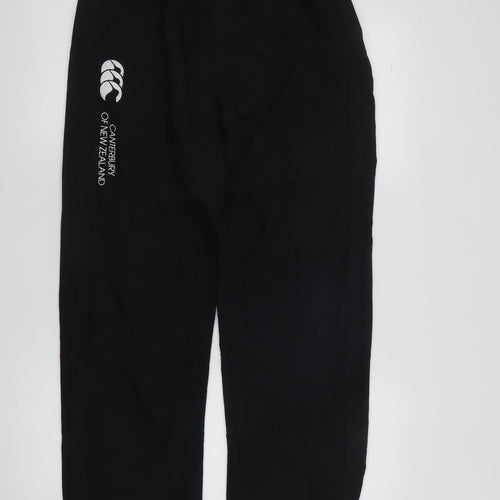 canturbury of new zealand Boys Black  Polyester Rain Trousers Trousers Size 14 Years  Regular