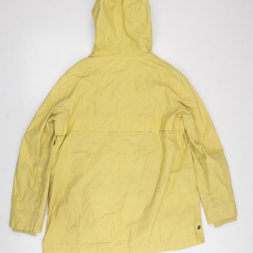 NEXT Womens Yellow   Rain Coat Coat Size 14