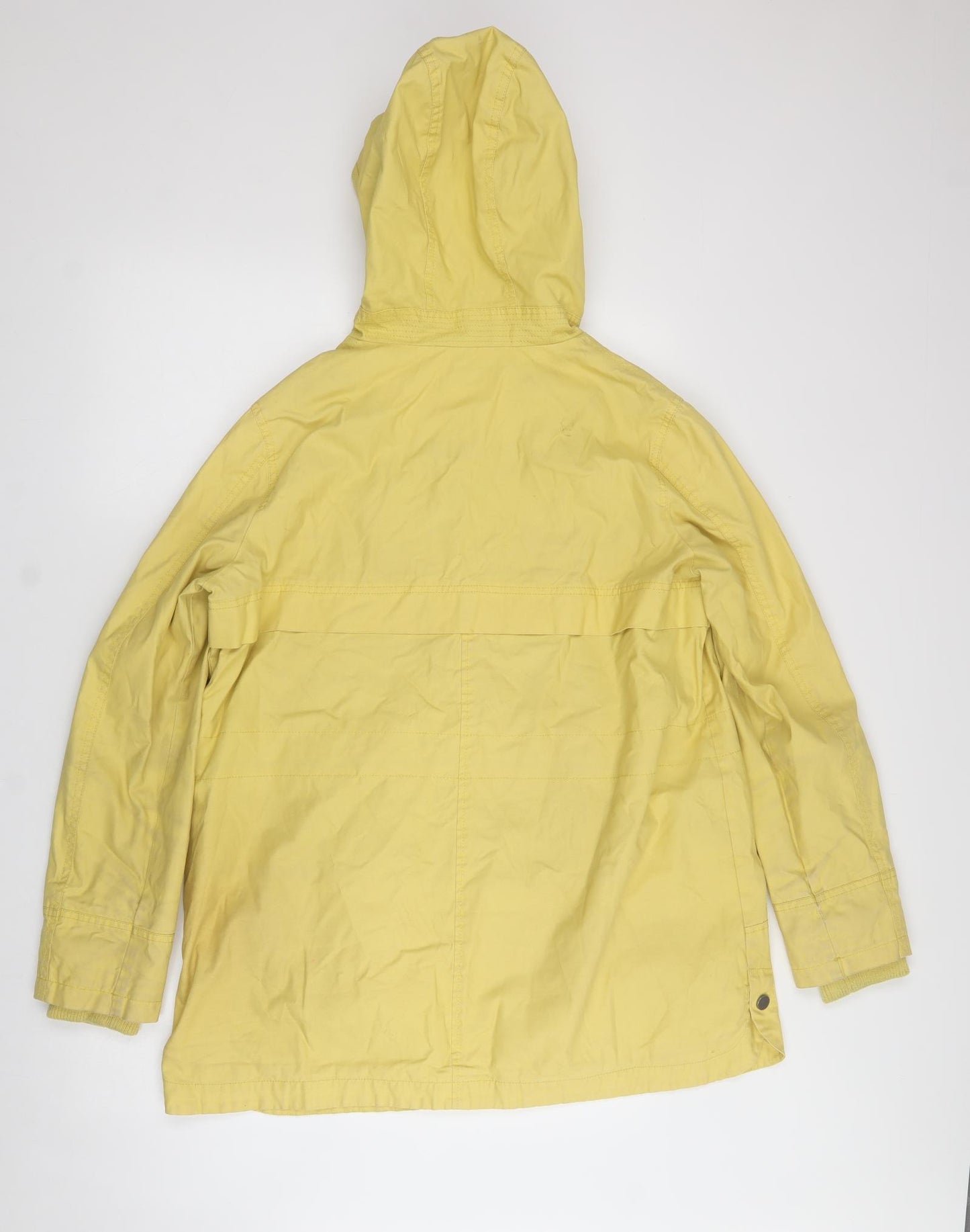 NEXT Womens Yellow   Rain Coat Coat Size 14