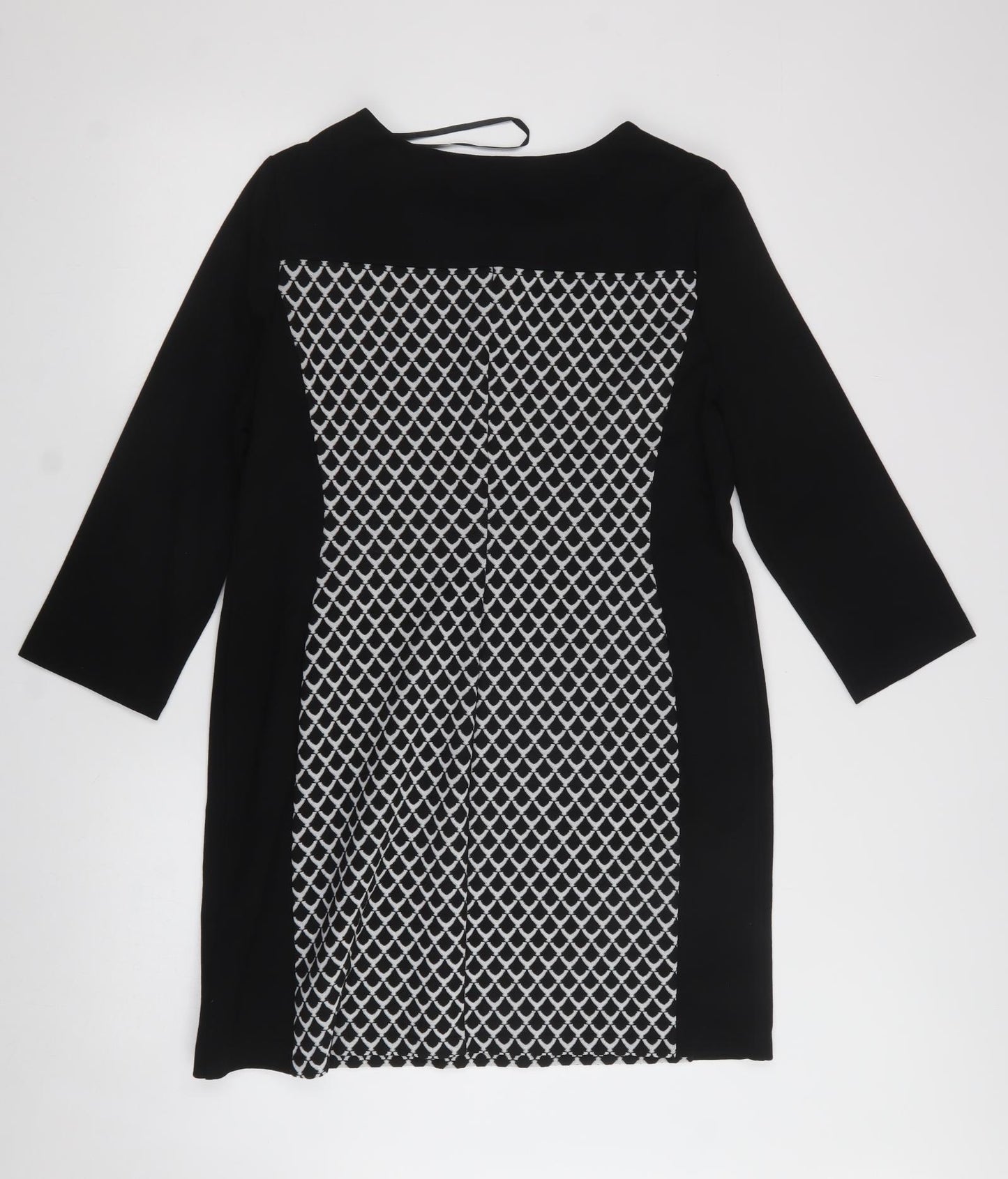 Principles Womens Black  Viscose A-Line  Size 14  Scoop Neck