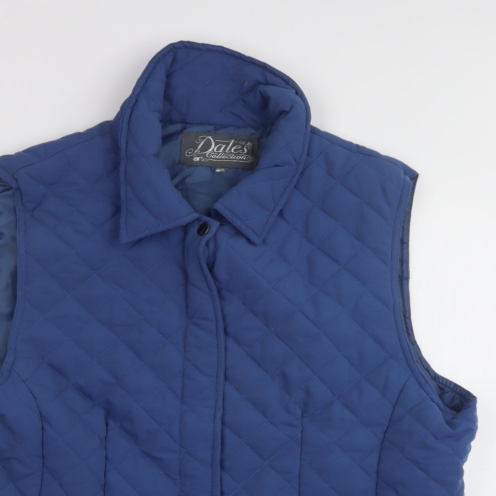 dales collection Womens Blue   Gilet Coat Size 14
