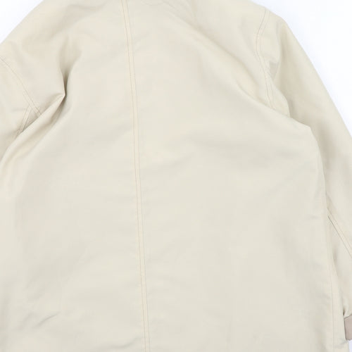 EWM Womens Beige   Jacket Coatigan Size 14