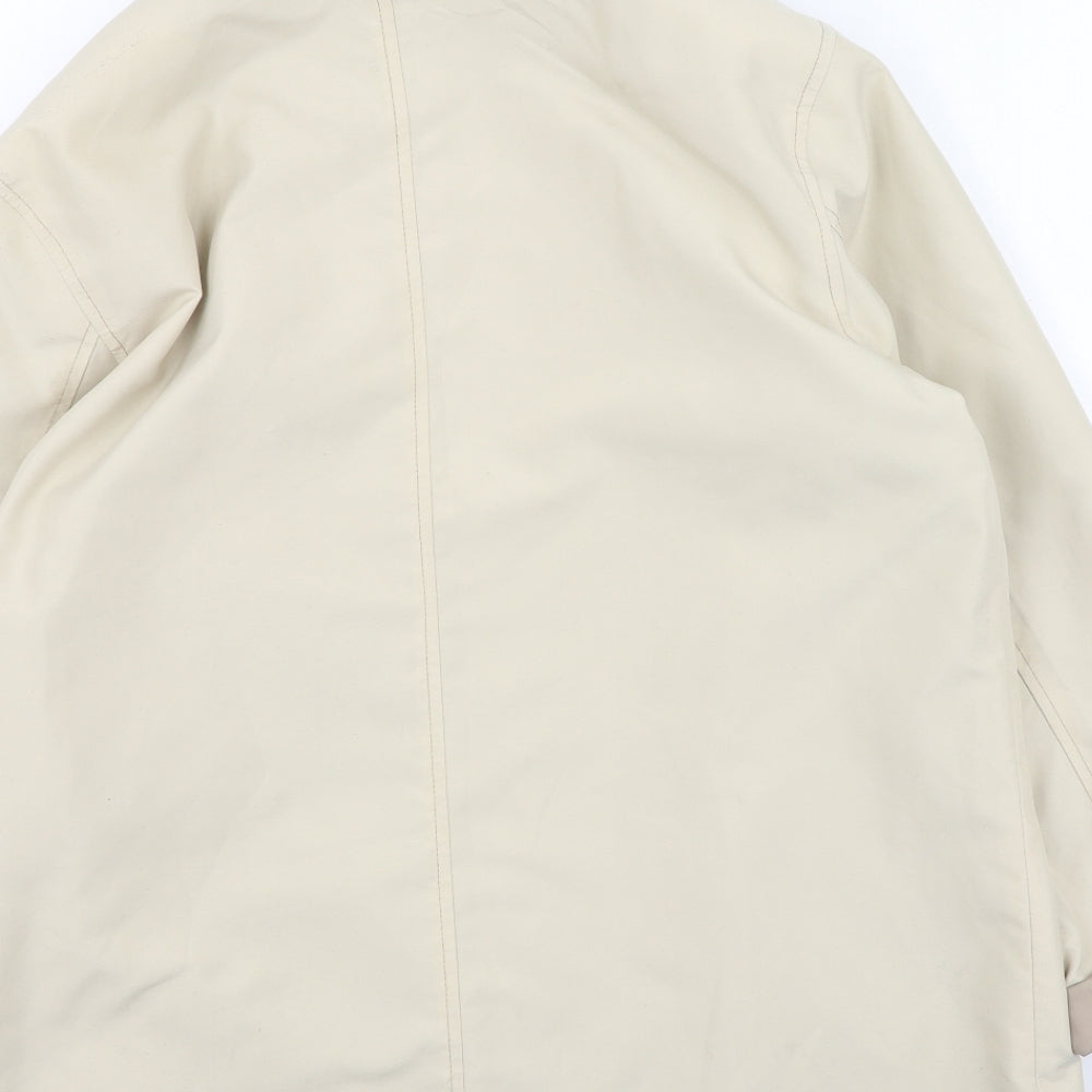 EWM Womens Beige   Jacket Coatigan Size 14