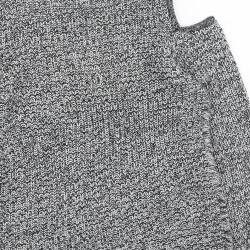 Studio Womens Grey Round Neck  Acrylic Pullover Jumper Size 12