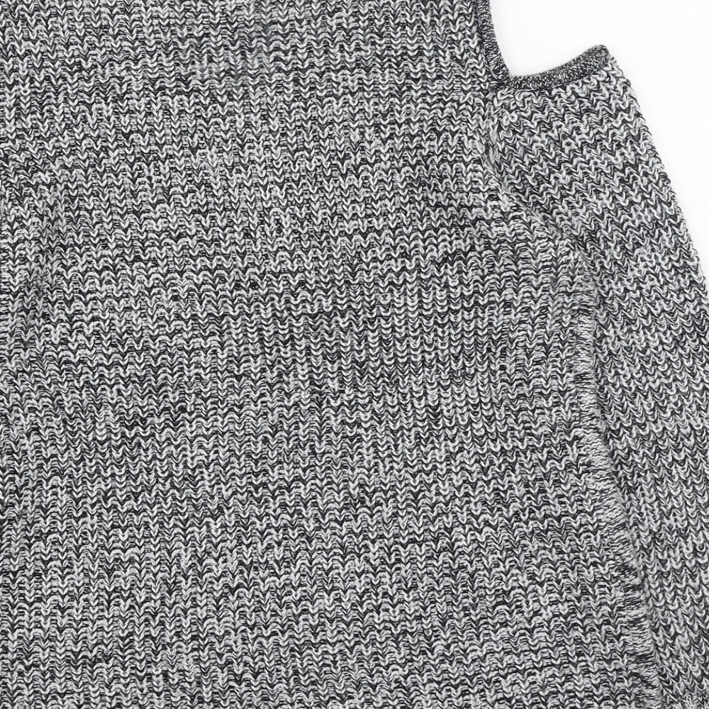 Studio Womens Grey Round Neck  Acrylic Pullover Jumper Size 12