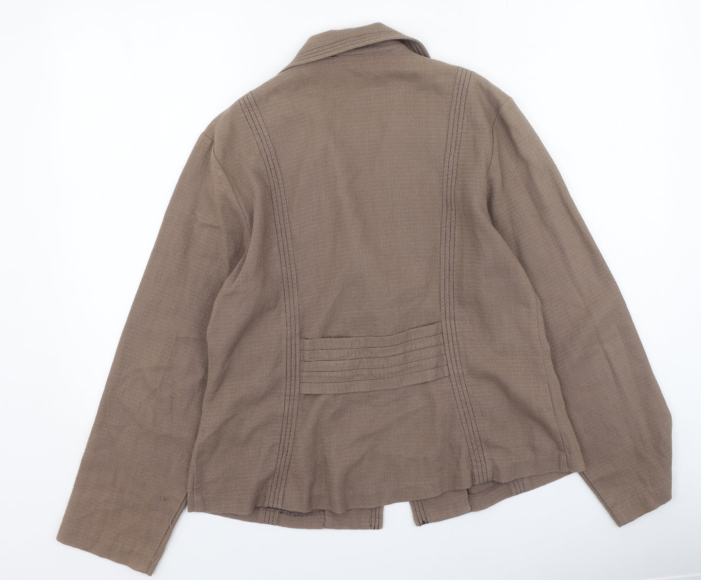 Off Shoot Womens Brown   Jacket  Size 14