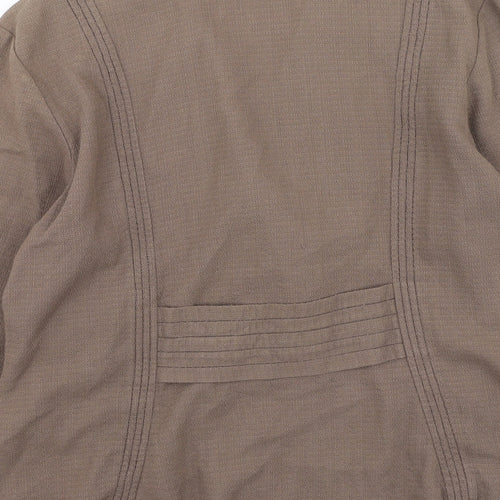 Off Shoot Womens Brown   Jacket  Size 14