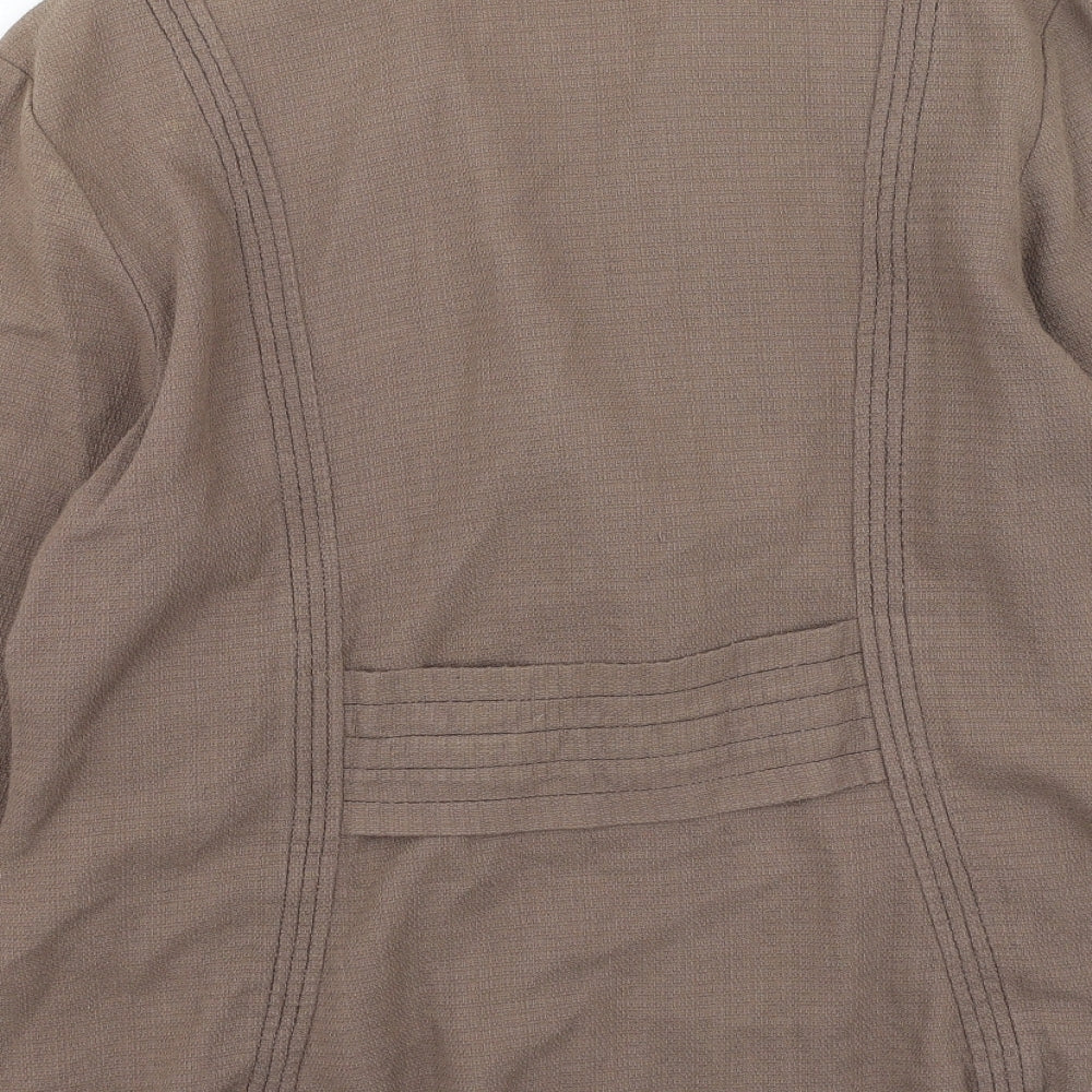 Off Shoot Womens Brown   Jacket  Size 14