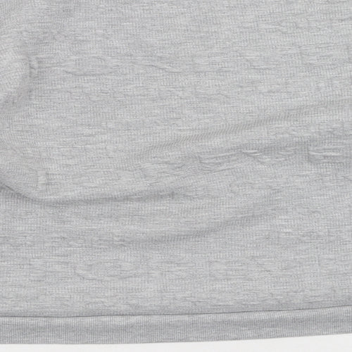 Select Womens Grey  Viscose Pullover Sweatshirt Size L