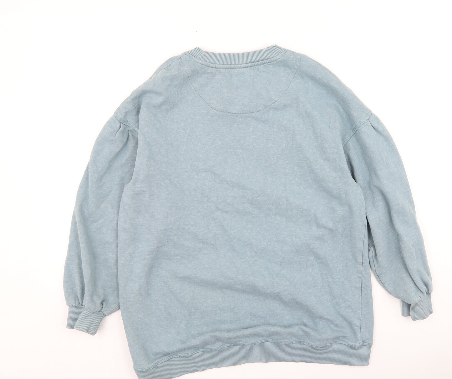 NEXT Womens Blue  Cotton Pullover Sweatshirt Size 8