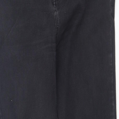F&F Womens Grey  Cotton Skinny Jeans Size 10 L27 in Regular
