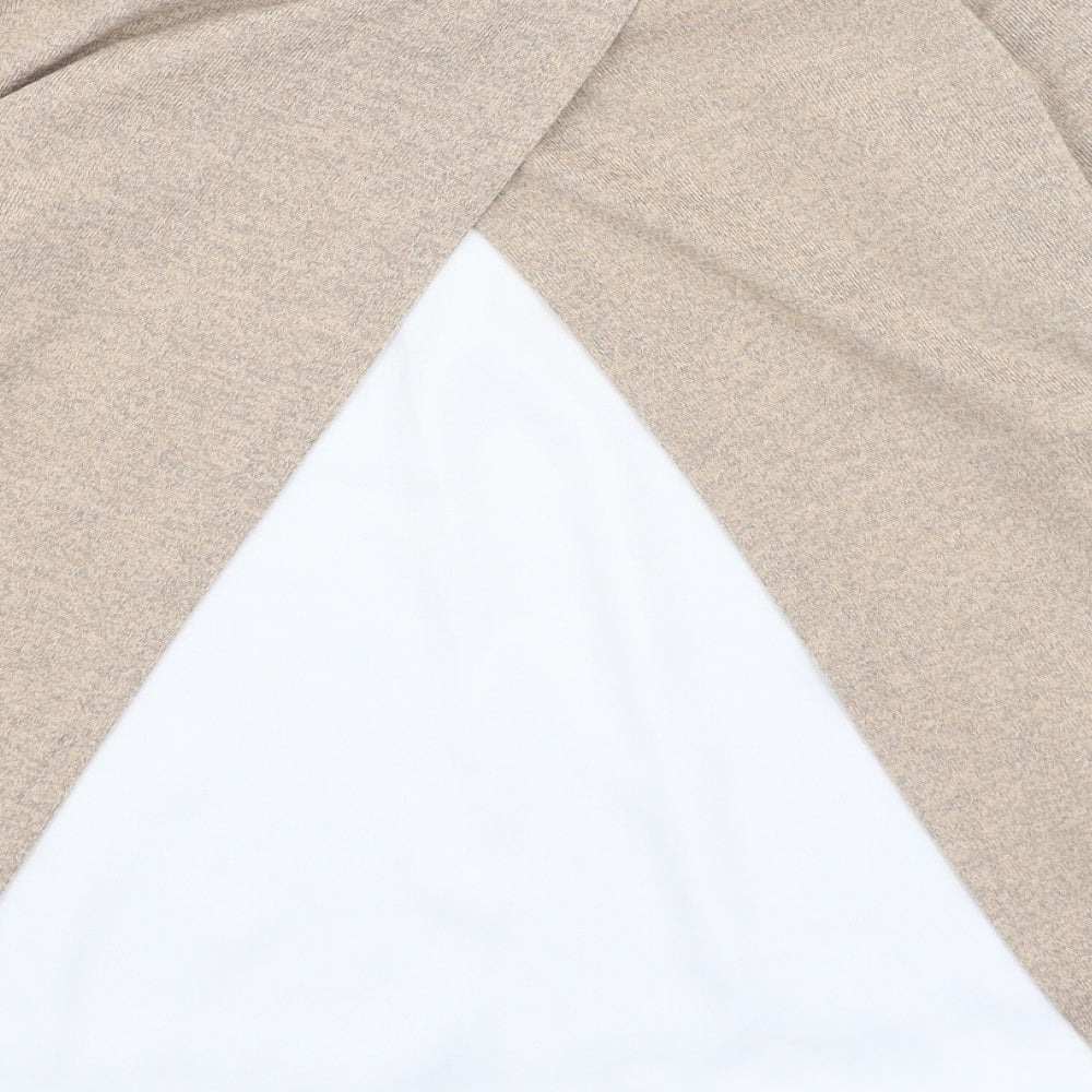 Dorothy Perkins Womens Brown Round Neck  Polyester Pullover Jumper Size 8