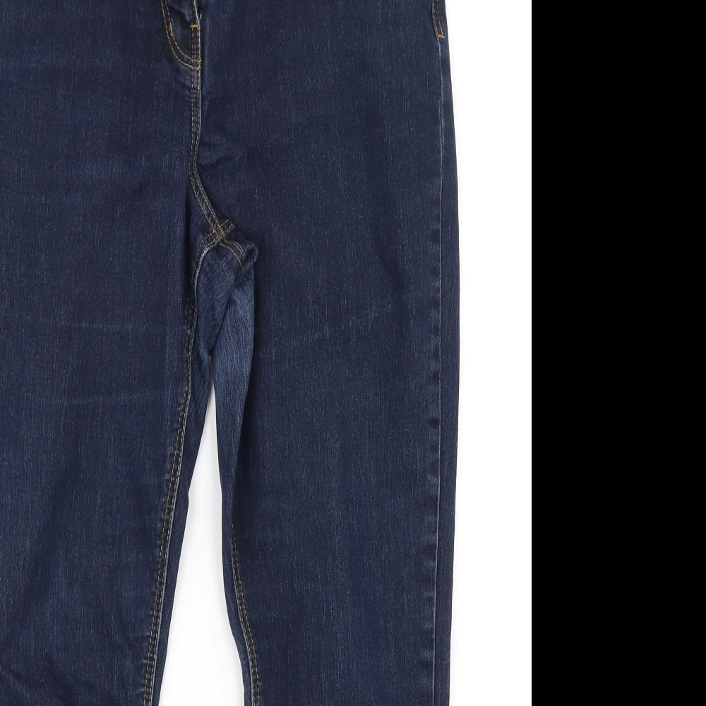 George  Womens Blue  Cotton Skinny Jeans Size 14 L28 in Regular