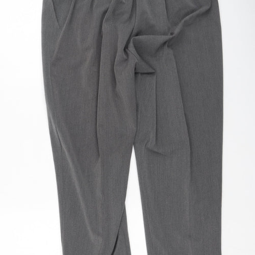 Preworn Womens Grey  Polyester Trousers  Size 20 L28 in Regular